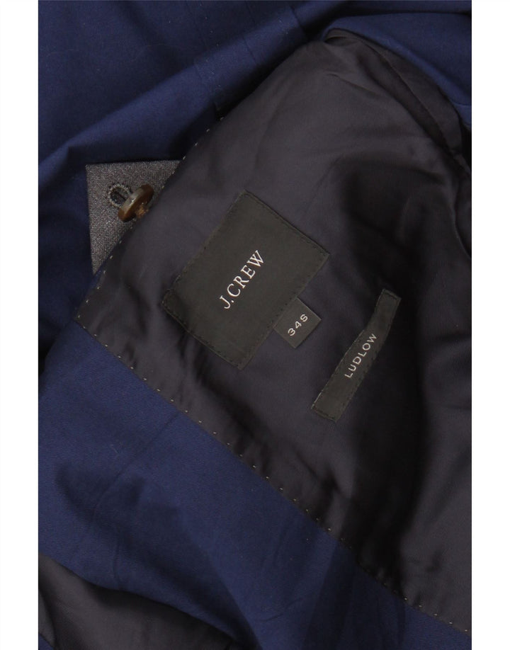 J. Crew Hommes Ludlow 2 Bouton Slim Fit Blazer Veste UK 34 XS Bleu