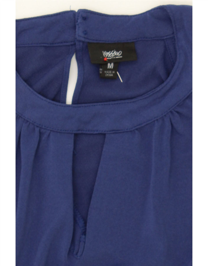 MOSSIMO Womens Sleeveless Maxi Dress UK 12 Medium Navy Blue Polyester Vintage Mossimo and Second-Hand Mossimo from Messina Hembry 