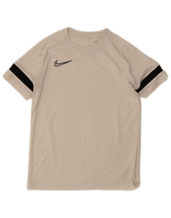 Nike Garçons T-Shirt Top 12-13 ans Grand Blanc Polyester
