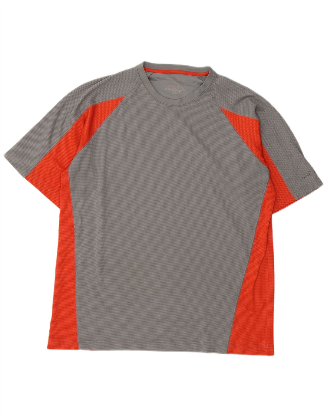 EDDIE BAUER T-Shirt Homme Haut Large Gris Colorblock Polyester