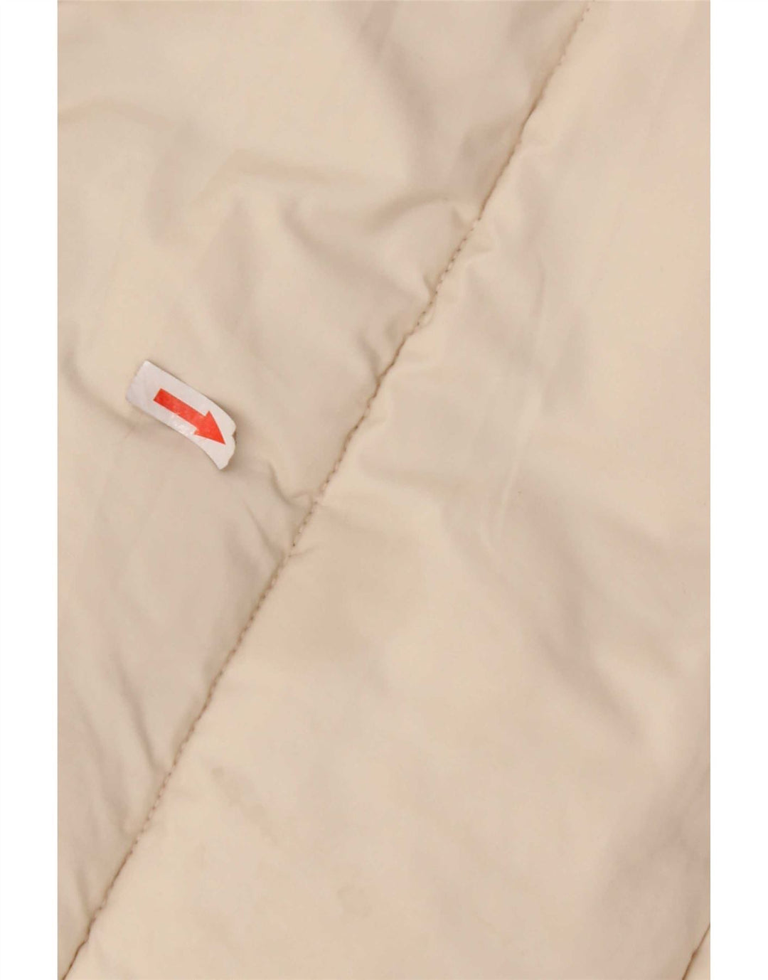 KHUJO Manteau rembourré à capuche pour femme UK 10 Petit polyester blanc cassé