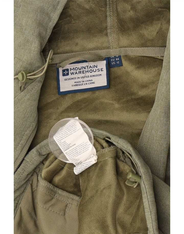 Mountain Warehouse Veste coupe-vent à capuche pour femme UK 16 Large Vert