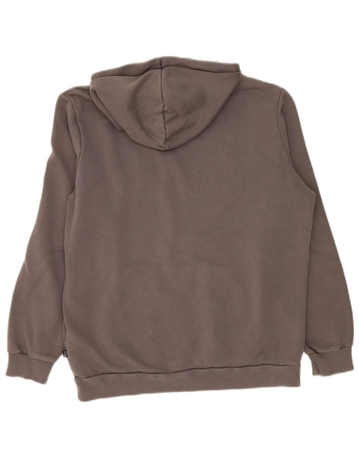 Puma Pull à Capuche Graphique Homme Gris Moyen Coton