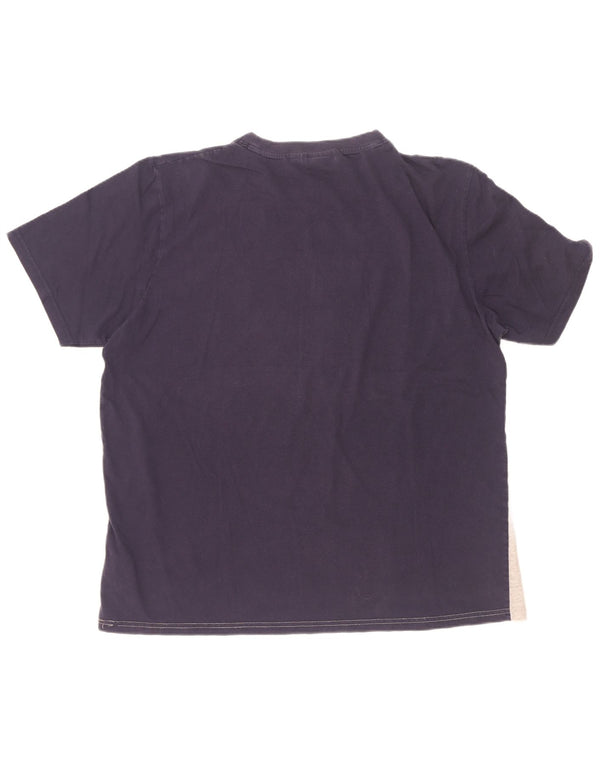 Fila Homme Graphic T-Shirt Top XL Multicolore Colourblock Coton