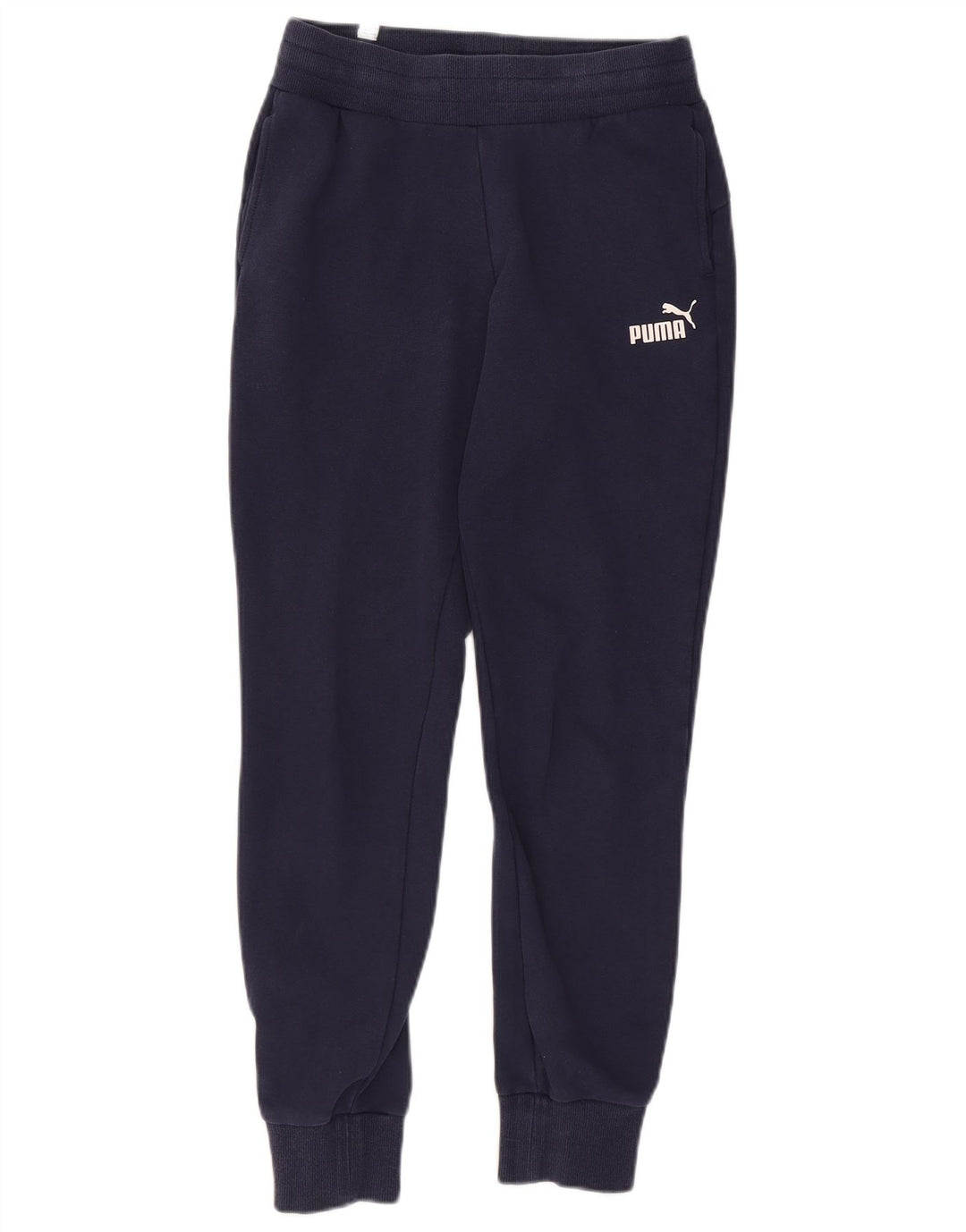 PUMA Womens Graphic Full Tracksuit UK 10 Small  Navy Blue Cotton