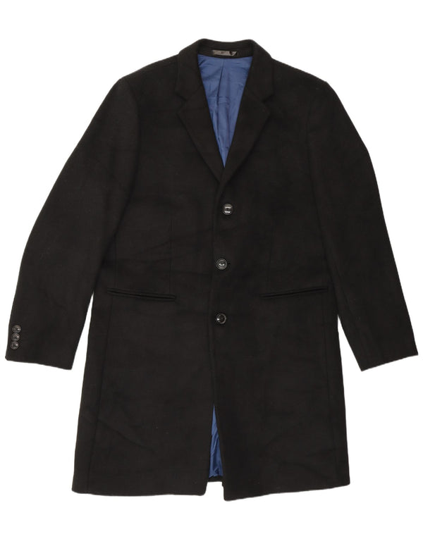 Marks & Spencer Manteau coupe classique pour homme UK 40 Large Noir Classique