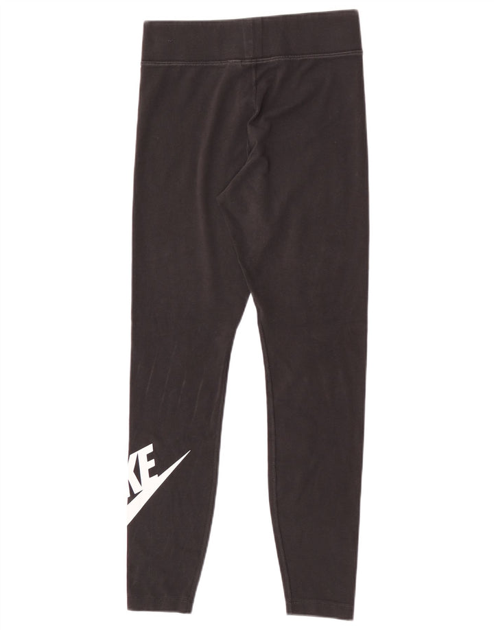 Nike Leggings graphiques pour femmes UK 12 coton noir moyen