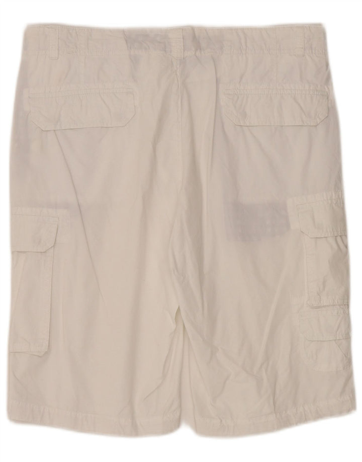 Daniel Hechter Short Cargo Homme W36 Grand Coton Blanc