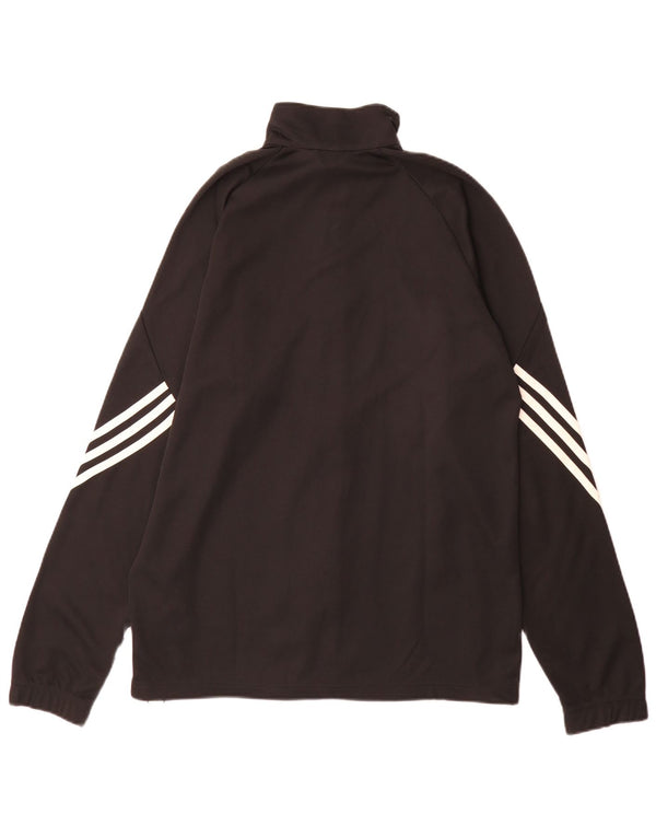 Adidas Veste de survêtement Climalite pour homme Noir moyen Polyester