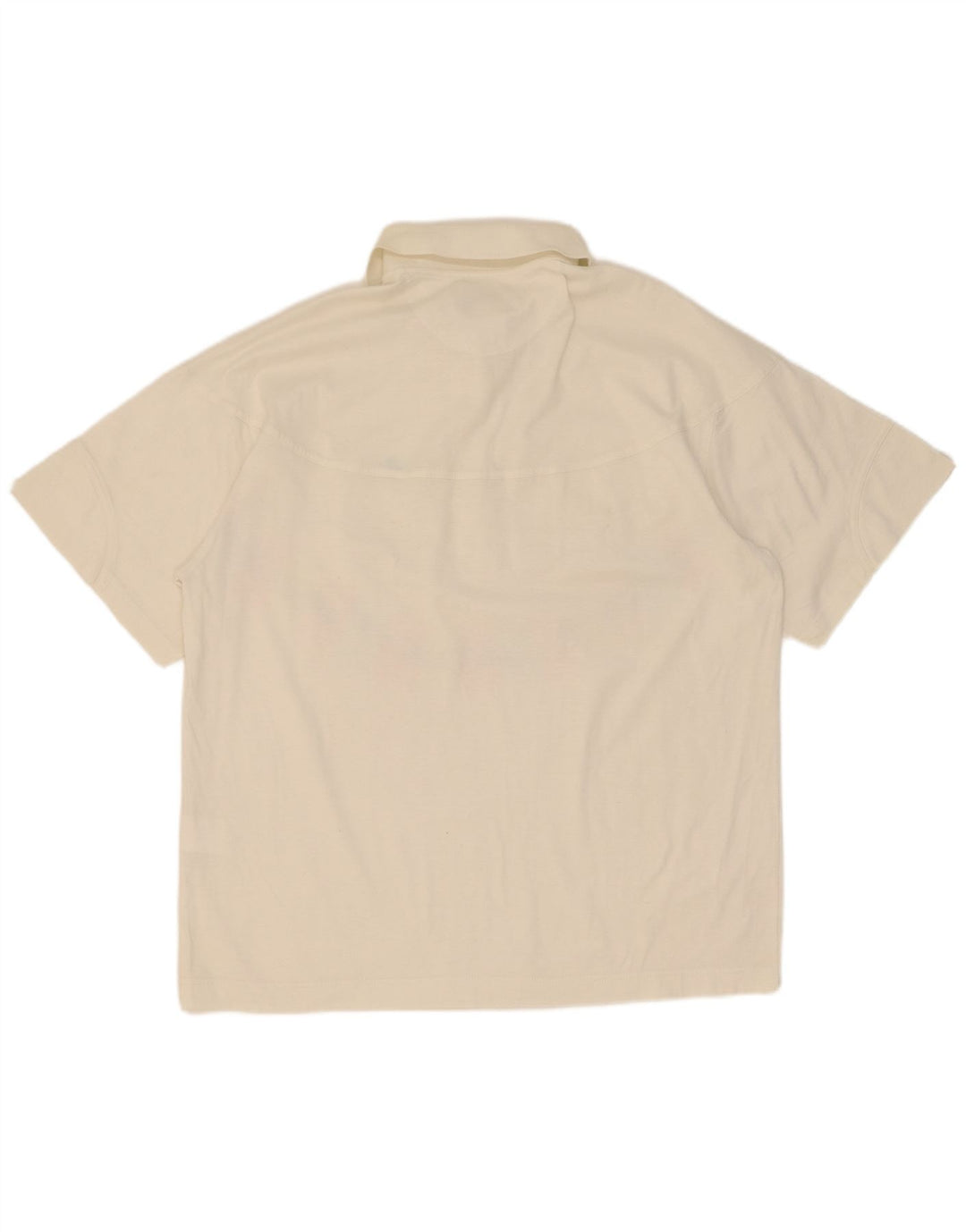 Ellesse Polo Femme IT 44 Coton Floral Blanc Moyen