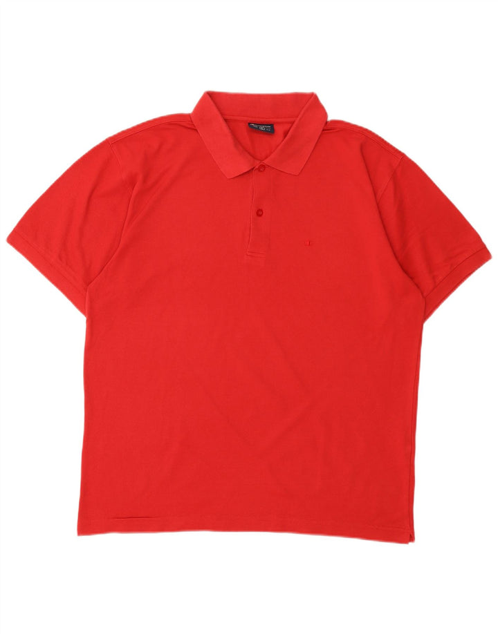 CHAMPION Polo Homme Grand Rouge Coton
