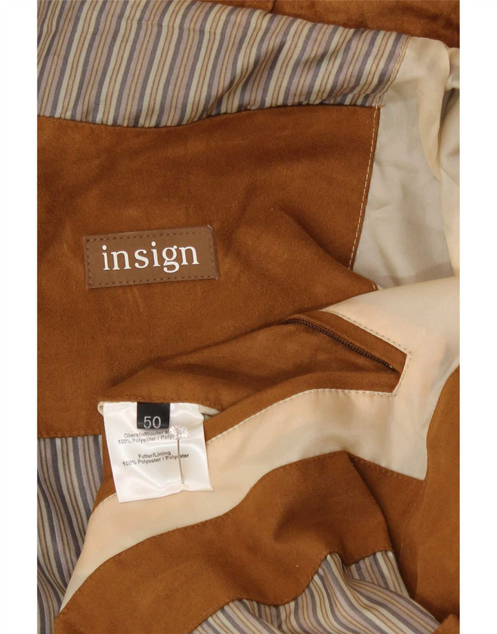 veste utilitaire homme vintage IT 50 Grand Polyester Beige