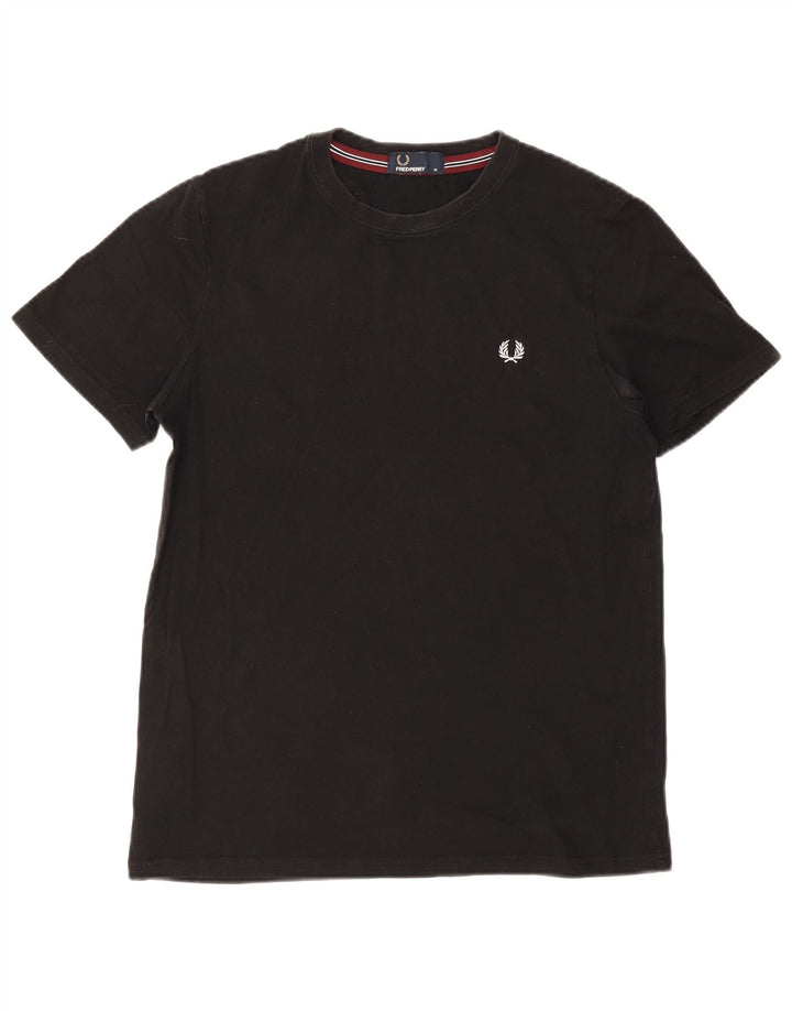 Fred Perry T-Shirt Homme Noir Moyen Coton