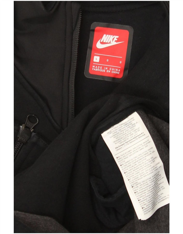 Nike Manteau coupe-vent pour femme UK 16 Grand coton noir