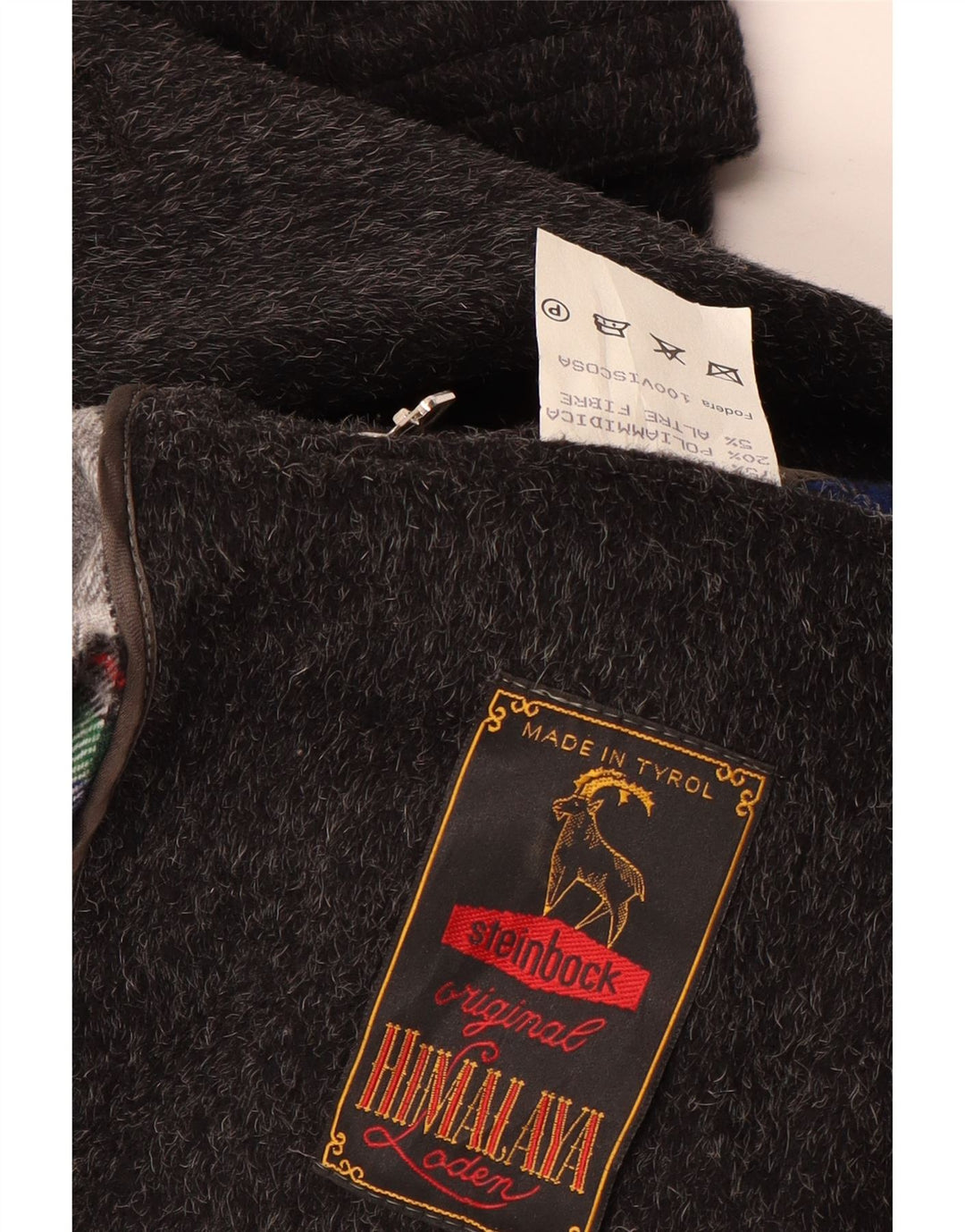 Himalaya Manteau Double Boutonnage Homme IT 50 Large Gris Laine