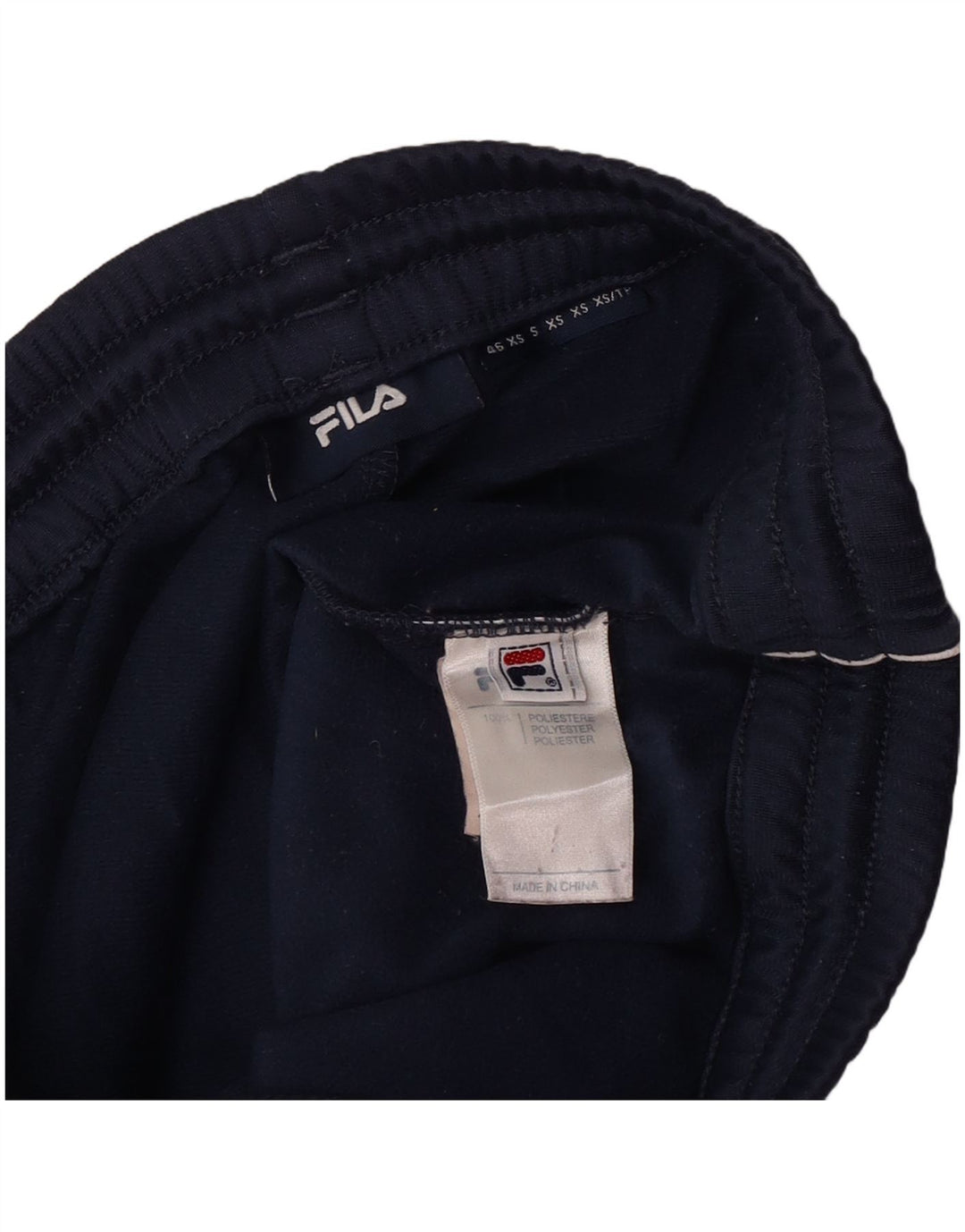 Fila Pantalon de survêtement pour homme XS Bleu marine Colorblock Polyester
