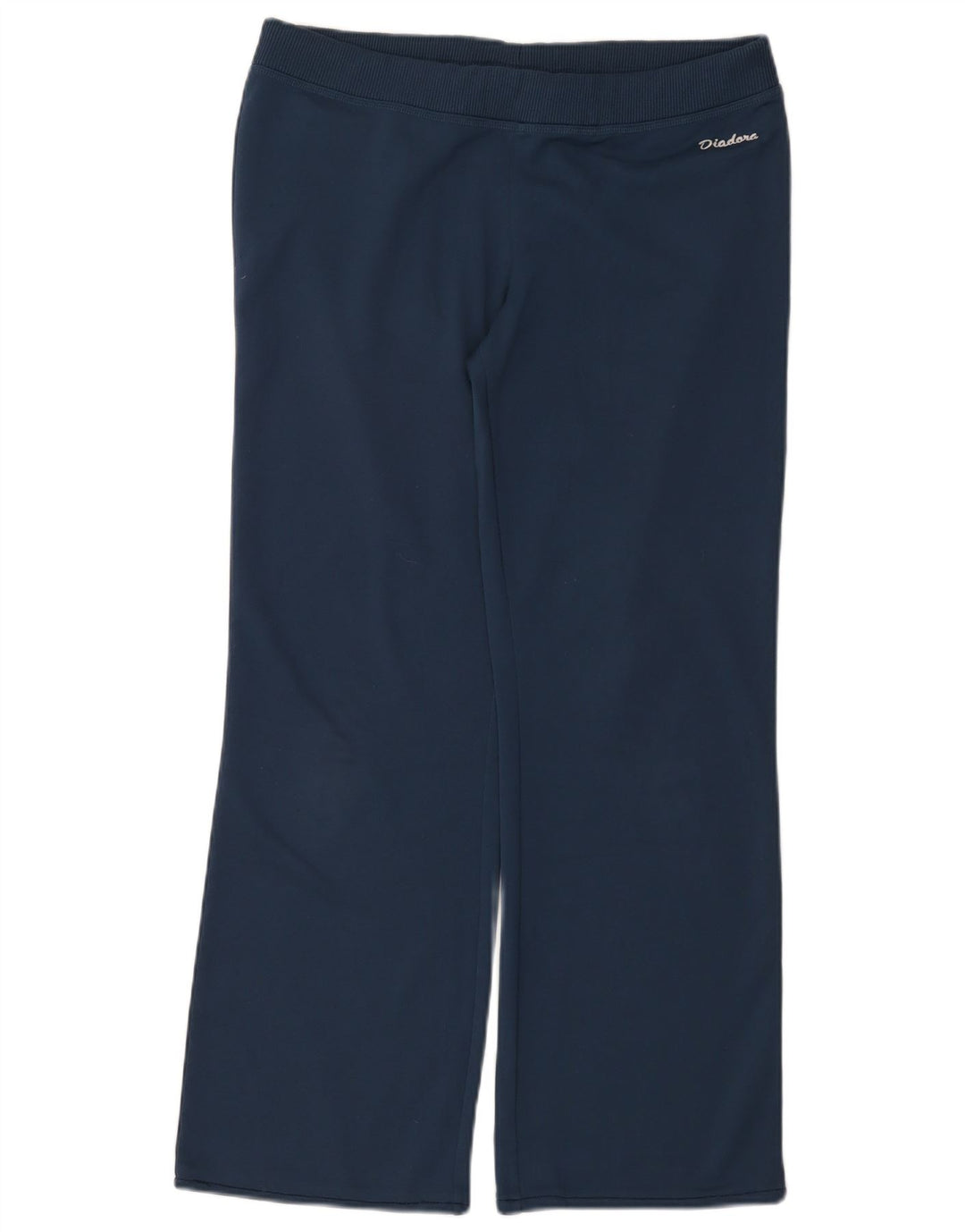 Diadora Pantalon De Survêtement Femme UK 14 Large Bleu Marine Polyester