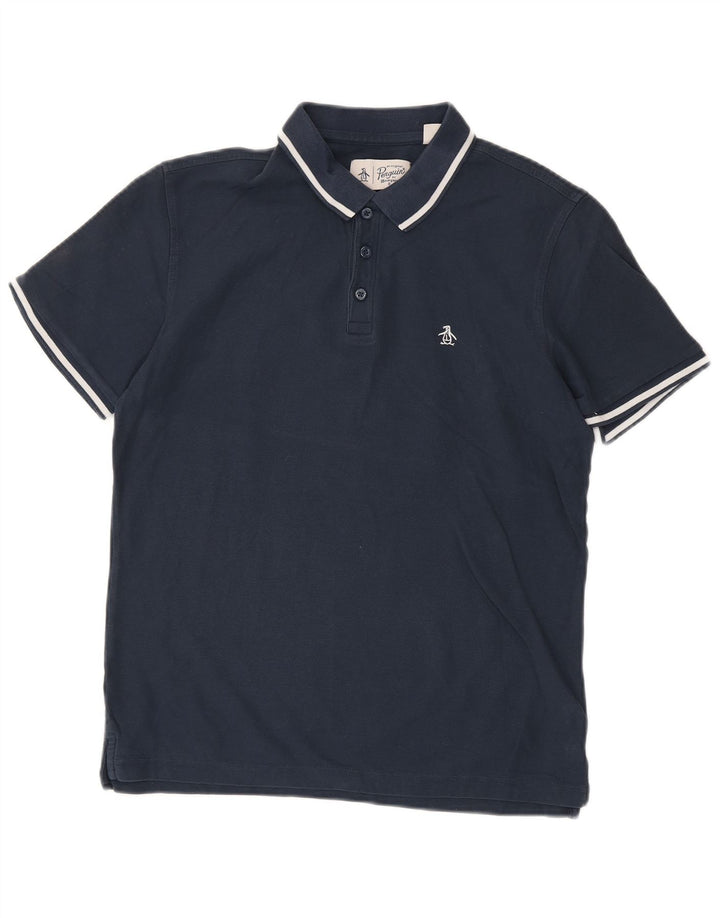 Penguin Polo Homme Bleu Marine Moyen Coton