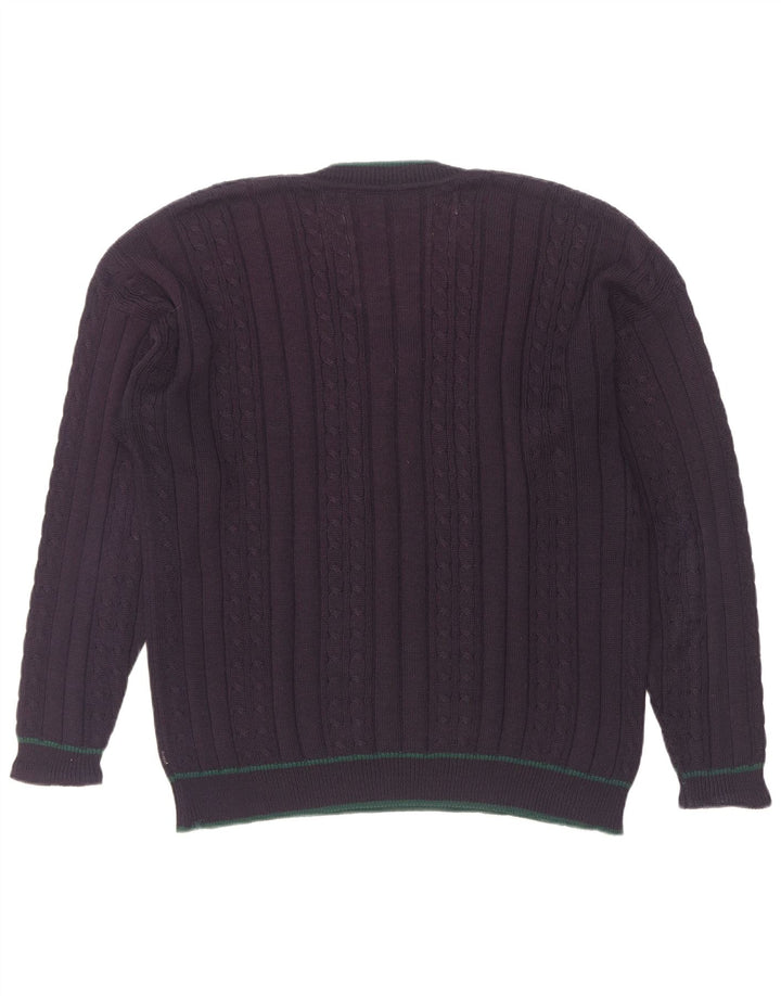 Bluster Pull col V pour homme Bleu marine Taille L