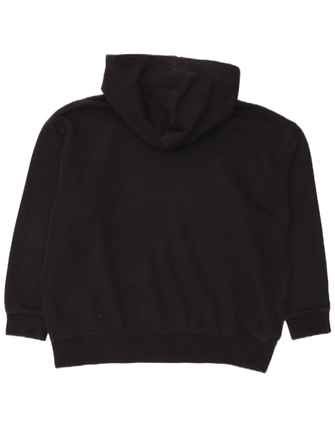 NIKE Pull à capuche coupe ample pour homme en coton noir moyen