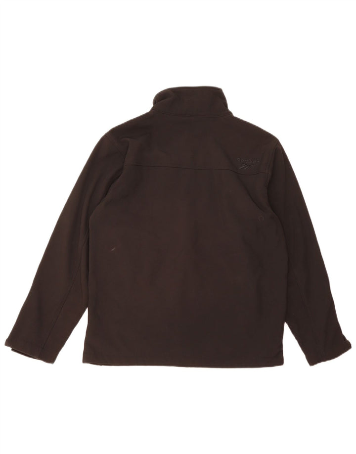 Reebok Veste coupe-vent pour garçon 14-15 ans Grand Noir