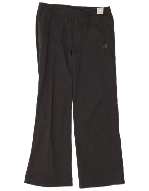 Adidas Climalite Regular Bootcut Pantalon UK 16 Large W34 L31 Noir