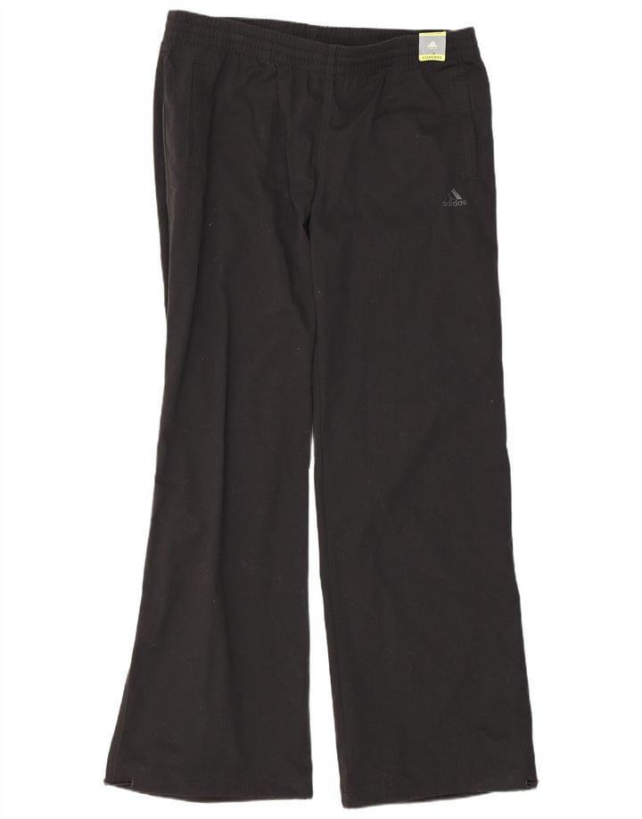Adidas Climalite Regular Bootcut Pantalon UK 16 Large W34 L31 Noir