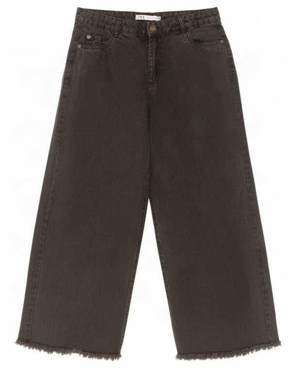 Zara Jean large pour femme EU 38 Small W28 L28 Noir
