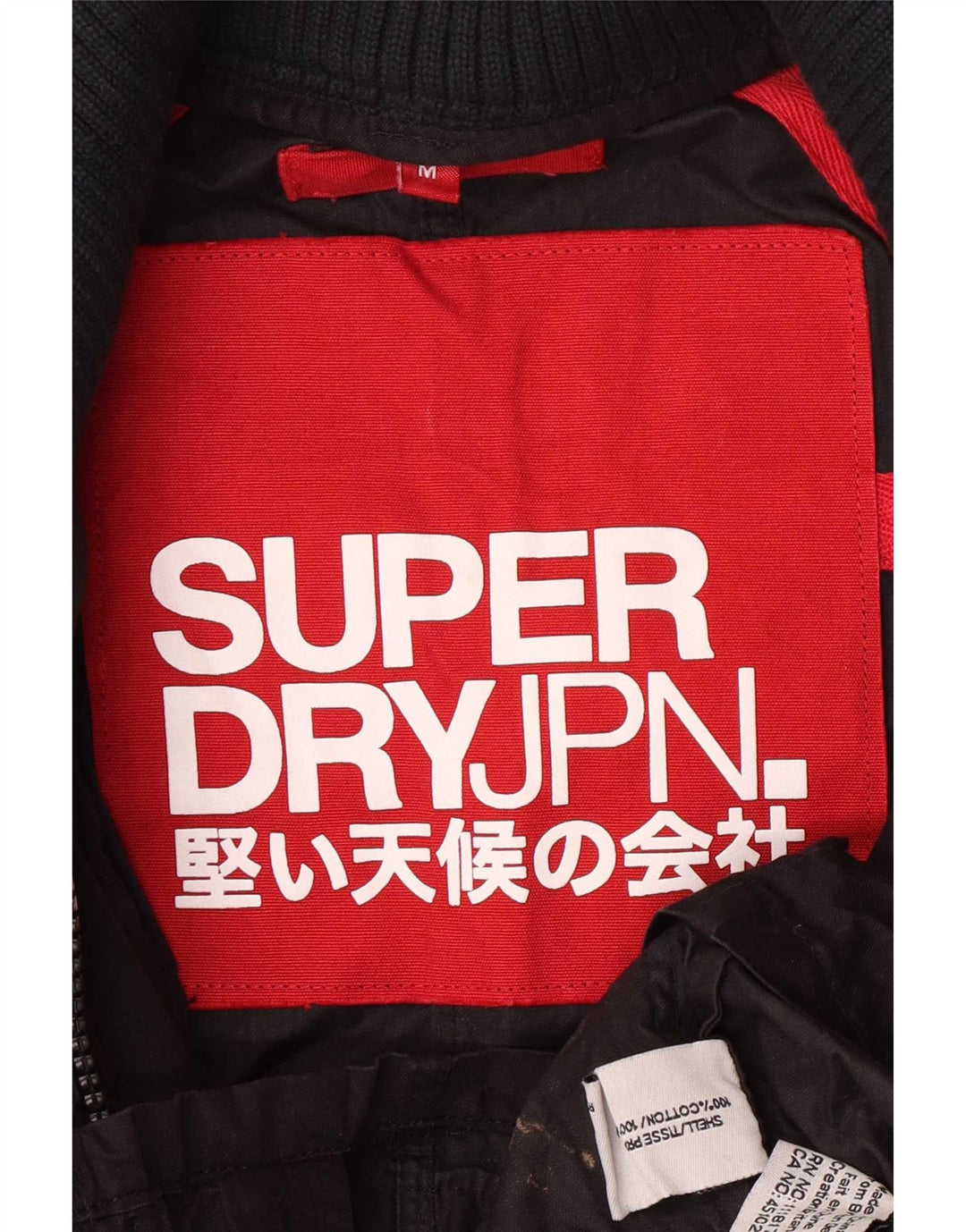 Superdry Veste Militaire Homme UK 38 Coton Bleu Marine Moyen