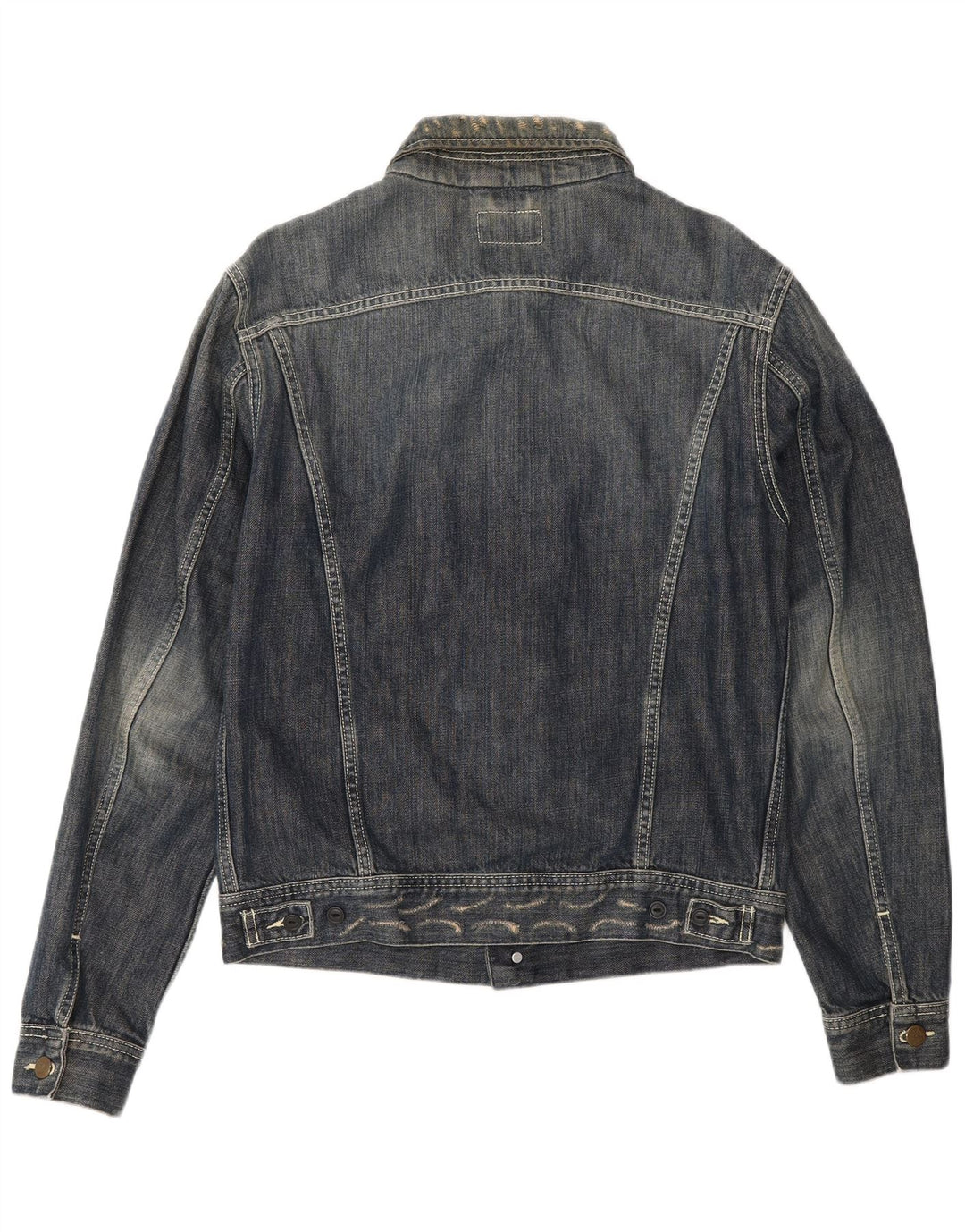 Lee Veste en jean pour femme UK 14 Bleu moyen Coton