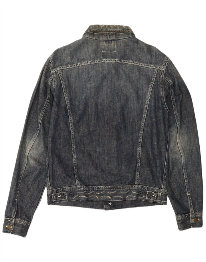 Lee Veste en jean pour femme UK 14 Bleu moyen Coton