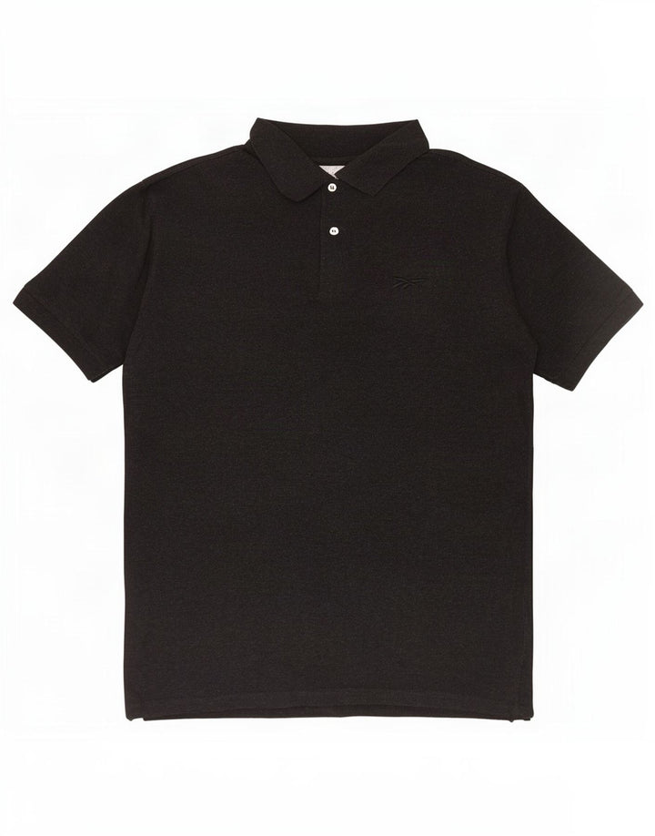 Reebok Polo Homme Grand Noir Coton