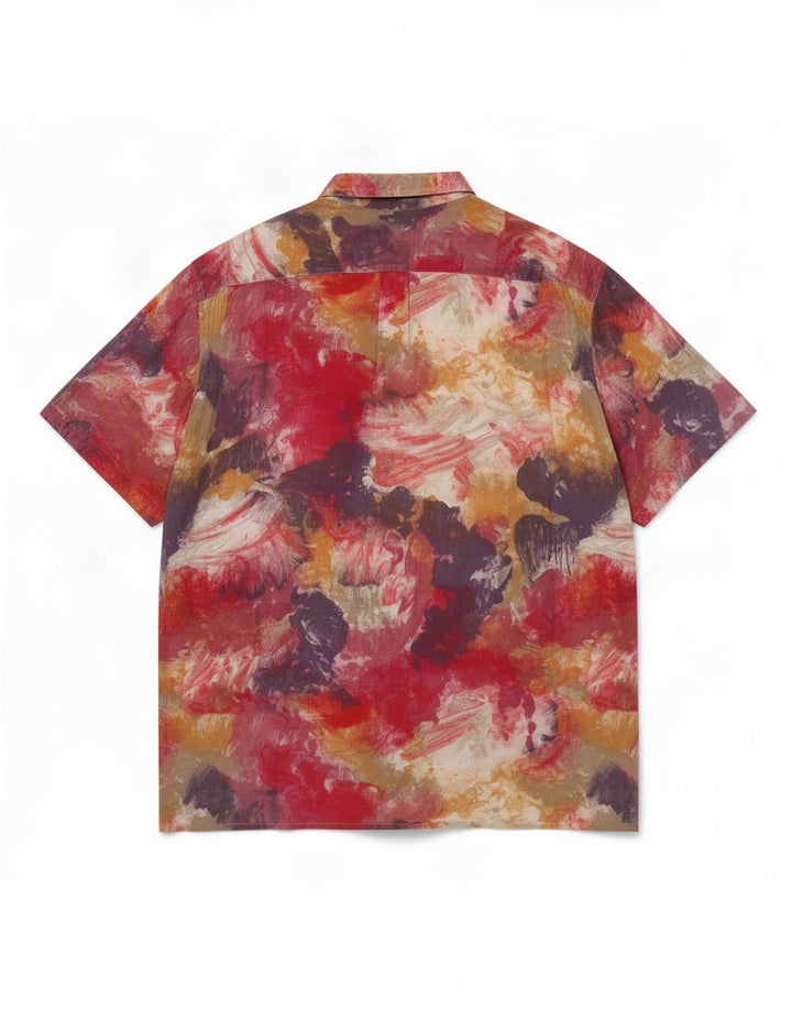 Eterna Chemise à manches courtes pour homme 2XL Multicolore Tie Dye