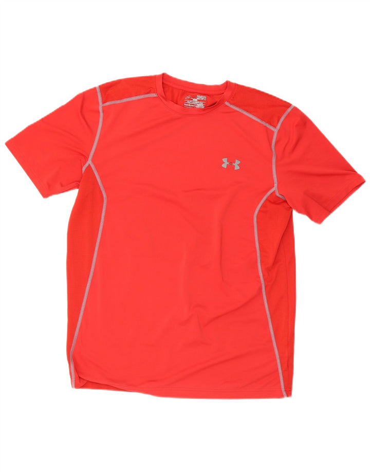 Under Armour Tee-Shirt Heat Gear Homme Rouge Moyen Polyester
