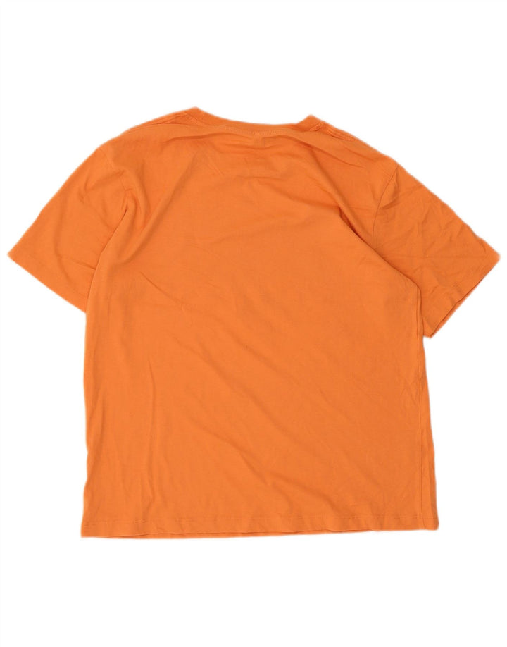 Champion T-Shirt Graphique Femme UK 12 Coton Orange Moyen