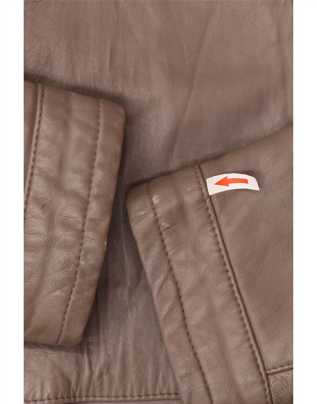 veste en cuir homme vintage UK 40 Grand Marron