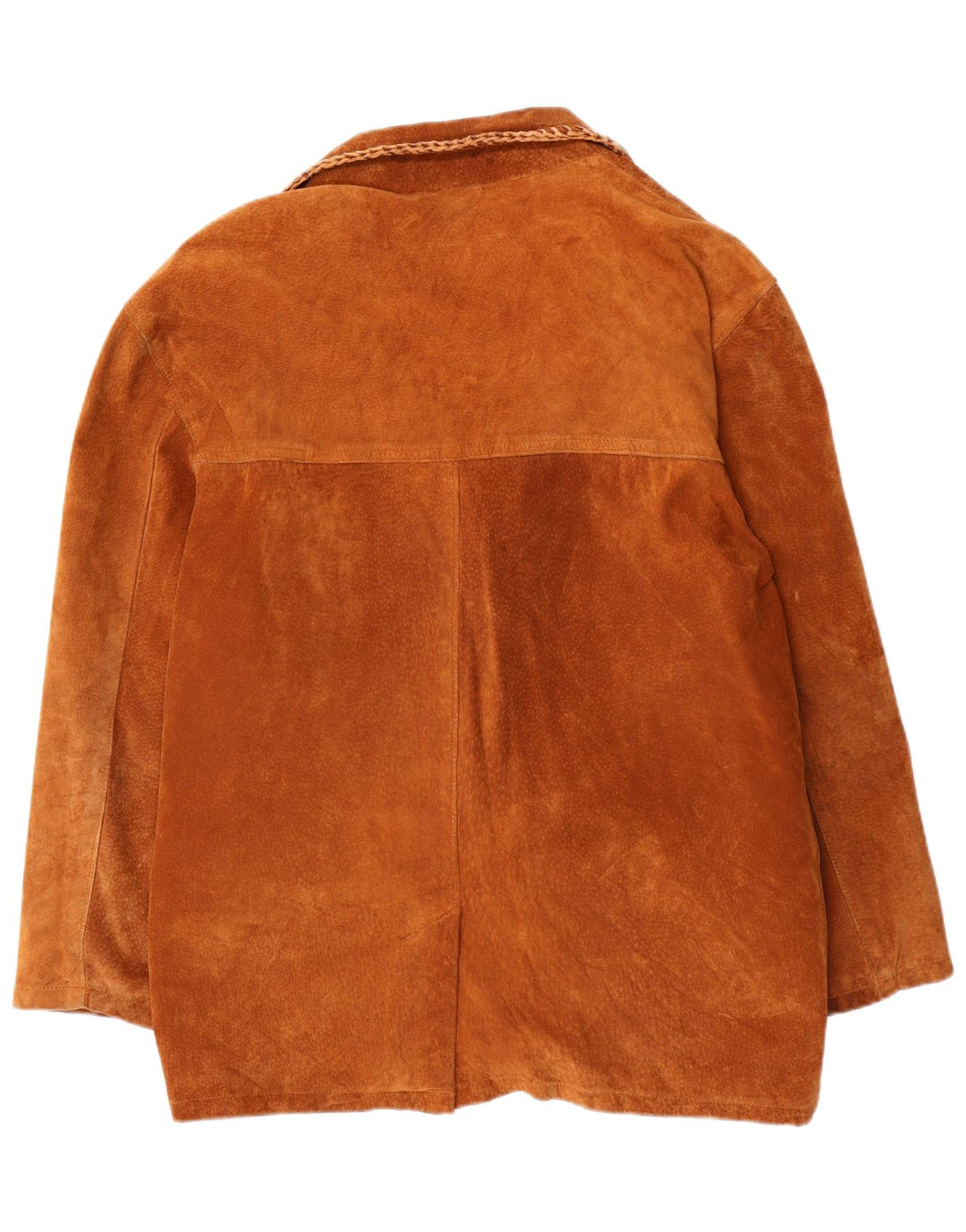 veste en daim homme vintage UK 42 XL cuir marron