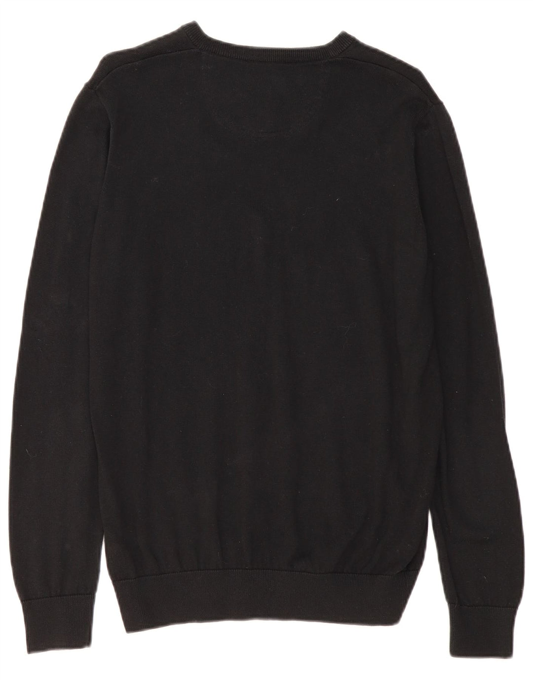 Lacoste Homme Col V Pull Pull Taille 5 Grand Coton Noir