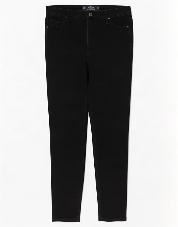 Hollister Femme Legging Ultra Taille Haute Jeans US 13 XL W31 L28 Noir