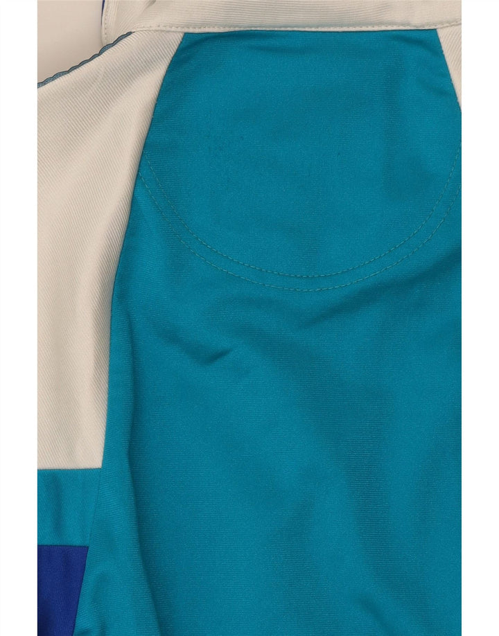 Asics Veste de Survêtement Graphique Homme IT 44 XS Bleu Colorblock