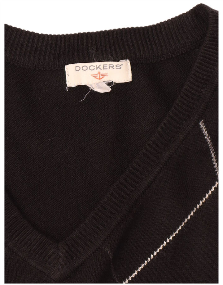 Dockers Débardeur Homme XL Noir Argyle/Diamant