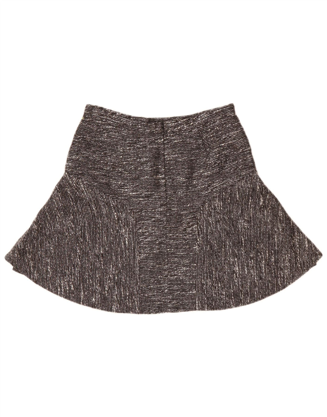 J. CREW Jupe trapèze pour femme US 0 XS W28 Polyester moucheté noir