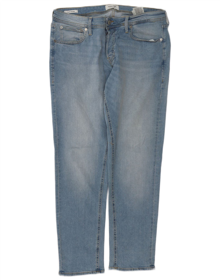 Jack & Jones Jean Slim GLENN W36 L32 Homme Bleu Coton