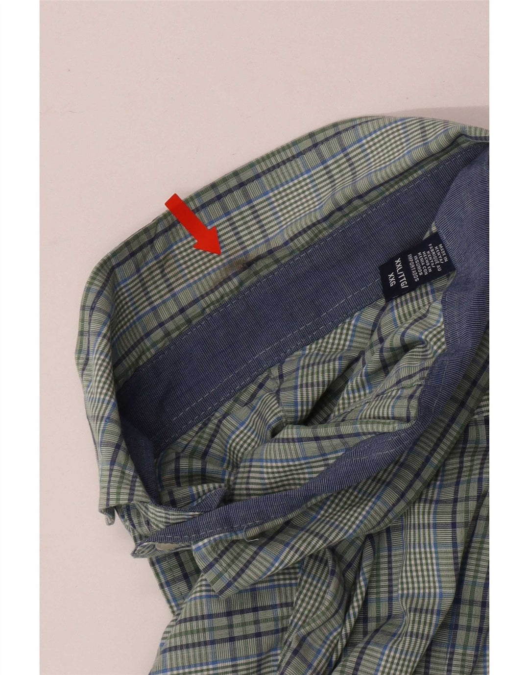Izod Chemise coupe régulière pour homme 2XL en coton à carreaux vert