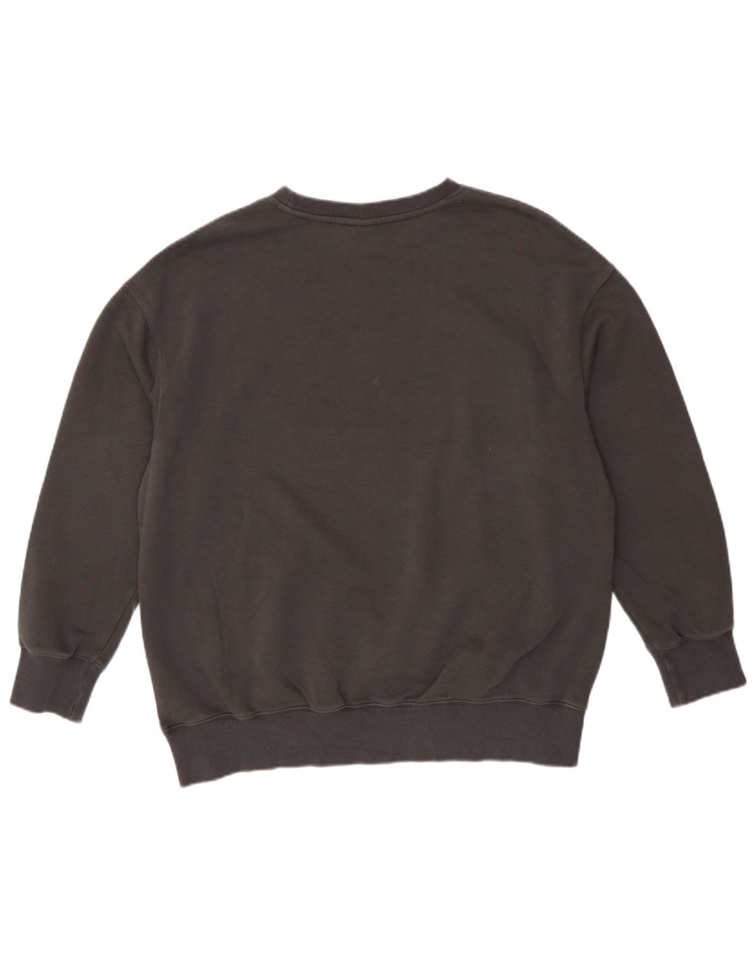 Nike Sweat-shirt surdimensionné graphique pour femme UK 14 Gris moyen en coton