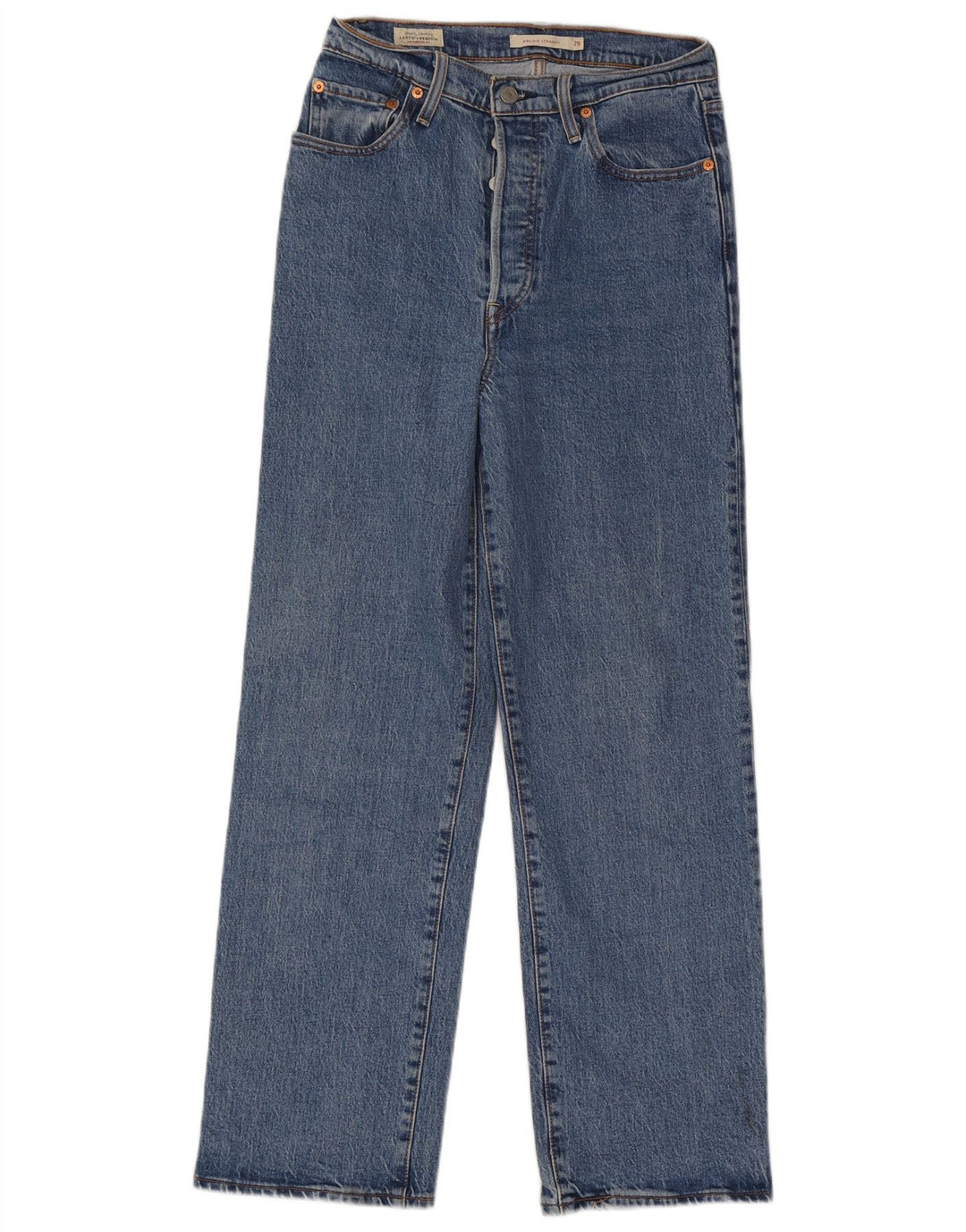 Levi's Jean Droit Ribcage Femme W29 L28 Bleu Coton
