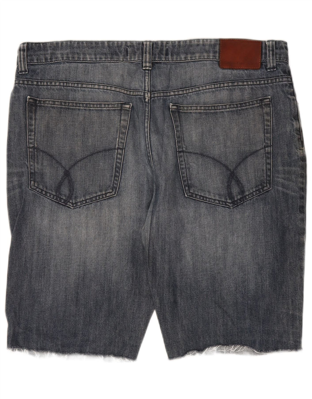 Calvin Klein Short en jean pour homme W36 Large Bleu Coton