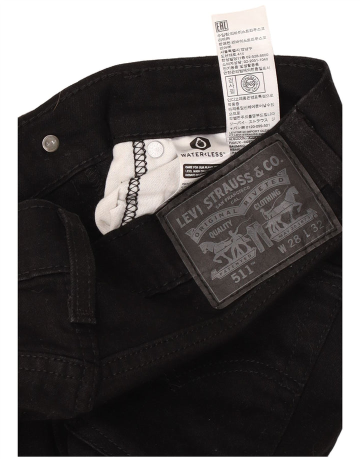 Levi's Jean Slim 511 Homme W28 L32 Noir Coton