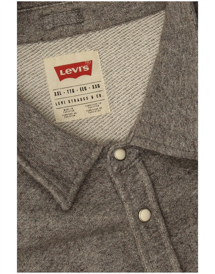 Levi's Chemise Flanelle Homme 2XL Gris Coton