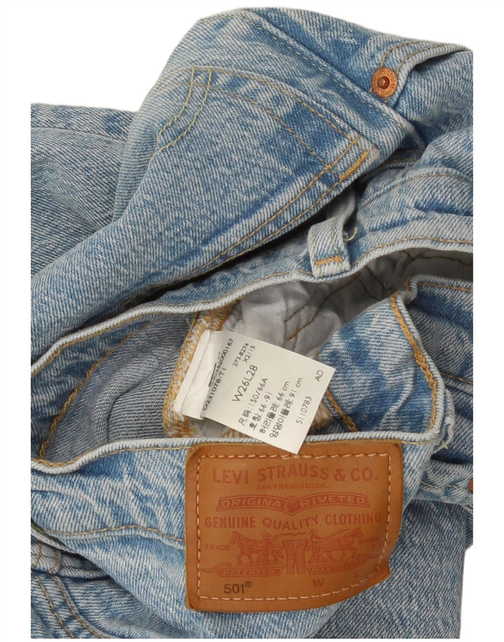 Levi's Jean Droit 501 Femme W26 L28 Bleu